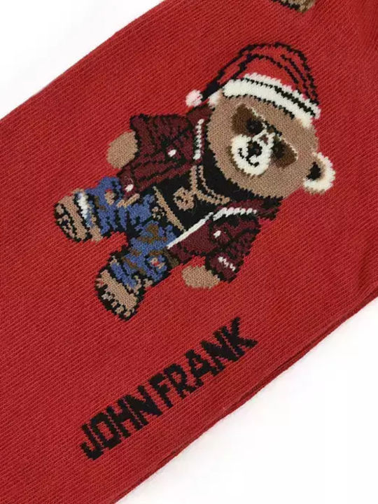 John Frank John Socken Red 1Pack