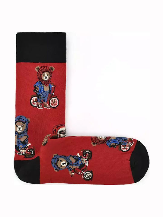 John Frank John Socken Red 1Pack