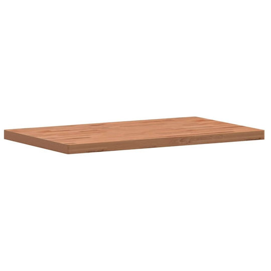 vidaXL Wood Countertop without Sink L100xW60xH4cm Beech wood solid wood