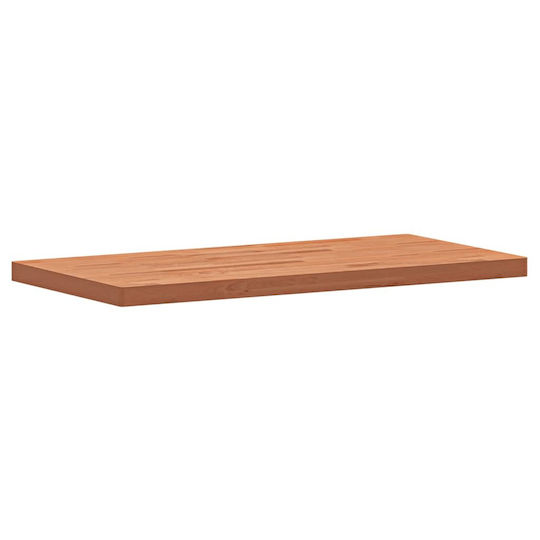 vidaXL Countertop without Sink L100xW50xH4cm Beech