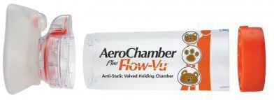 Alfa Care Trudell Aerochamber Plus Flowvu Spacer Device with Mask