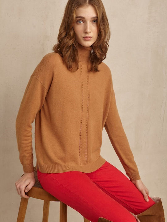 Marina V Pullover KARAMEL FW23-007