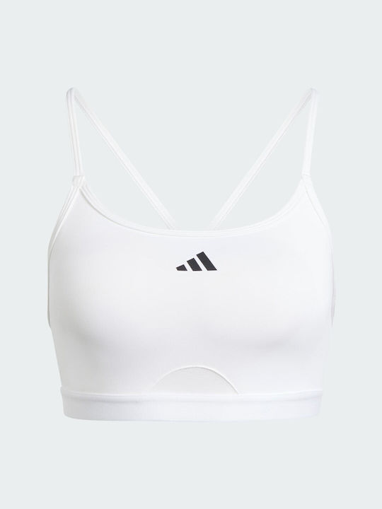 Adidas Aeroreact Γυναικείο Αθλητικό Μπουστάκι Λευκό