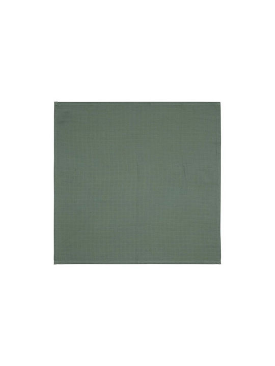 Bebejou Ocean Vibes Swaddle Wraps Green 70x70cm. 3pcs