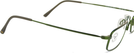 Titanflex Herren Metallisches Brillengestell Grün 3761