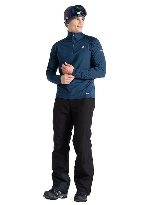 Dare2b Men's Athletic Long Sleeve Blouse with Zipper Navy Blue