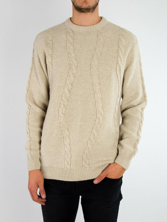 Limit 21 Men's Long Sleeve Sweater beige