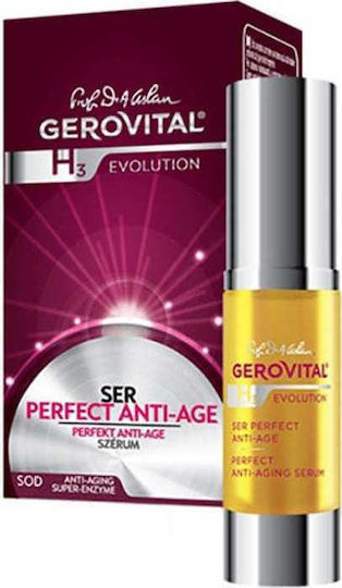 Gerovital H3 Evolution Anti-aging Serum Face with Hyaluronic Acid 15ml