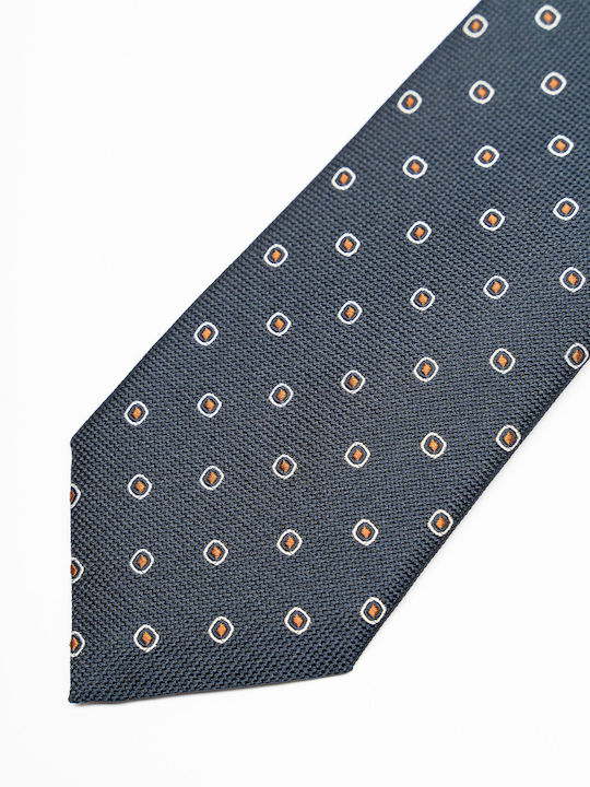 Monte Napoleone Men's Tie Monochrome in Blue Color