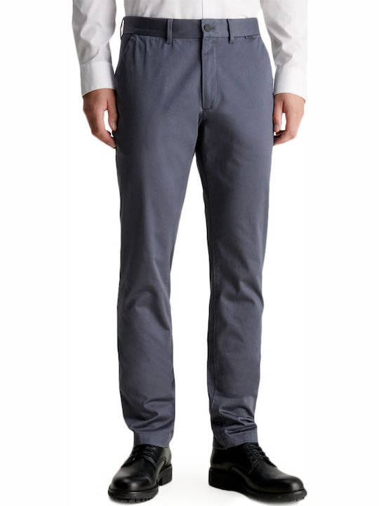 Men's Chino Trousers Elastic Slim Fit Iron Gate