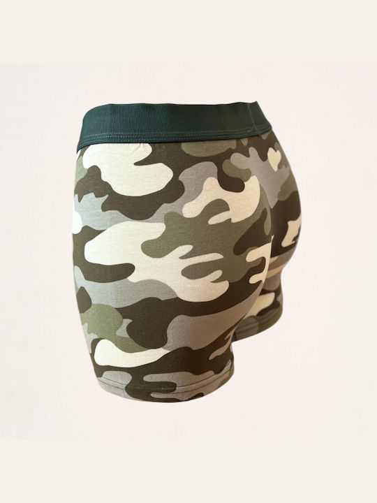Men's Boxer Green. Camo