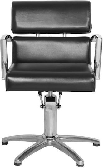 Activeshop Ηairdresser Chair with Adjustable Height Black