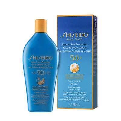 Shiseido Expert Sun Protector Αδιάβροχη Αντηλιακή Λοσιόν Προσώπου και Σώματος SPF50 300ml