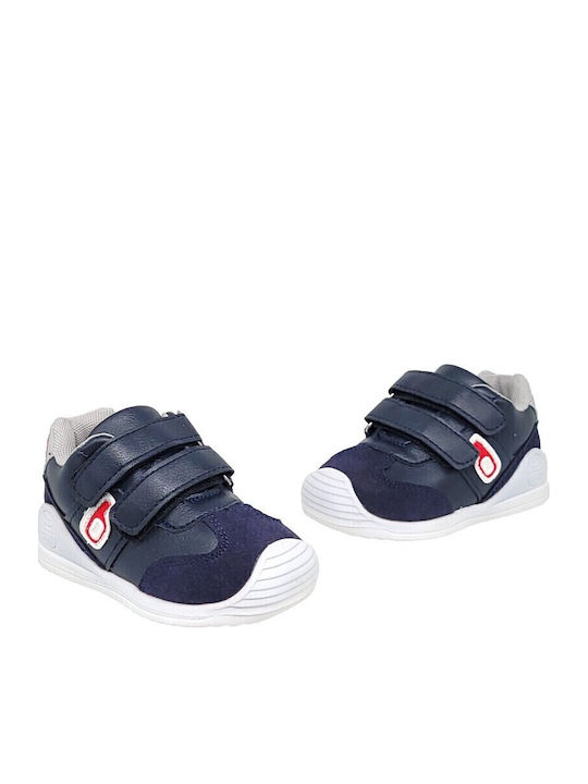 Παιδικά Sneakers με Σκρατς Navy Μπλε