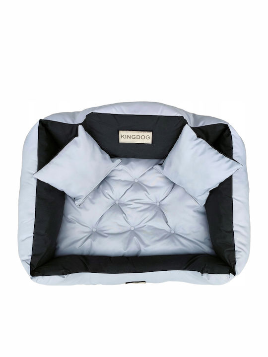 KingDog Sofa Dog Bed Gray 115x95cm