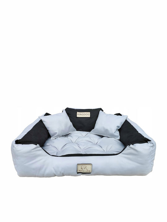 KingDog Sofa Dog Bed Gray 75x65cm