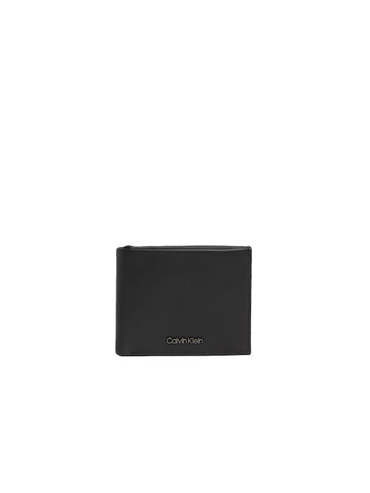 Calvin Klein Men's Leather Wallet with RFID Black