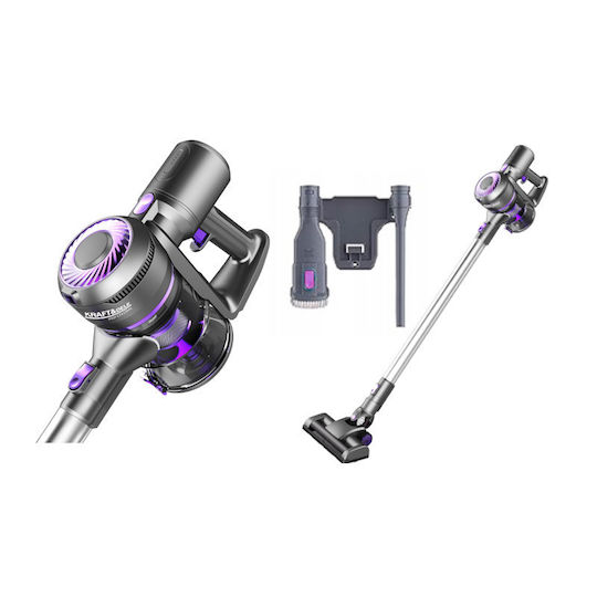 Kraft & Dele KD471 Επαναφορτιζόμενη Σκούπα Stick 22.2V Γκρι