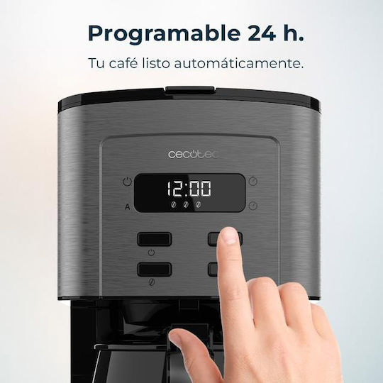 Cecotec Coffee 56 Time Προγραμματιζόμενη Καφετιέρα Φίλτρου 800W