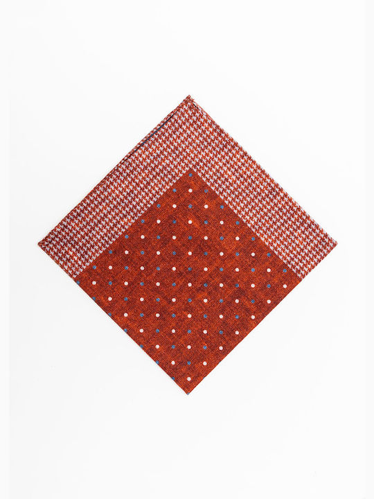 Monte Napoleone Men's Handkerchief Burgundy