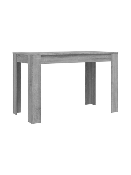 Table Dining Room Wooden Grey 120x60x76cm