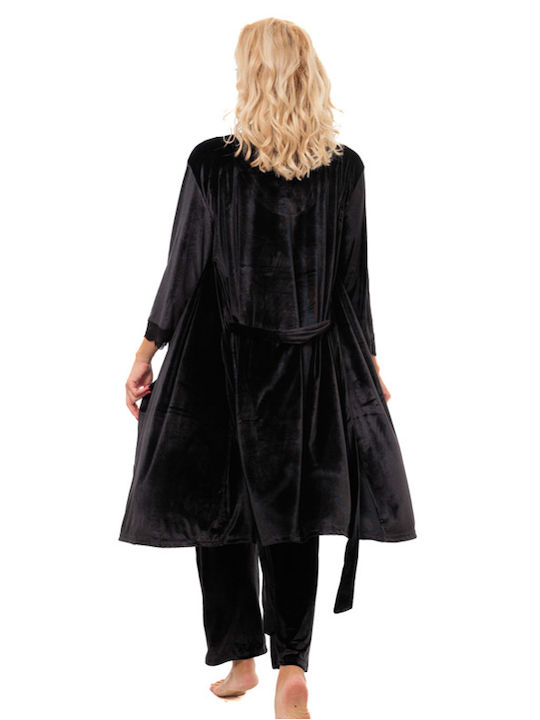 Angel's Secret Robe Schwangerschaft & Stillen in Schwarz Farbe