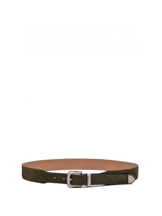 Guy Laroche Men's Belt Green