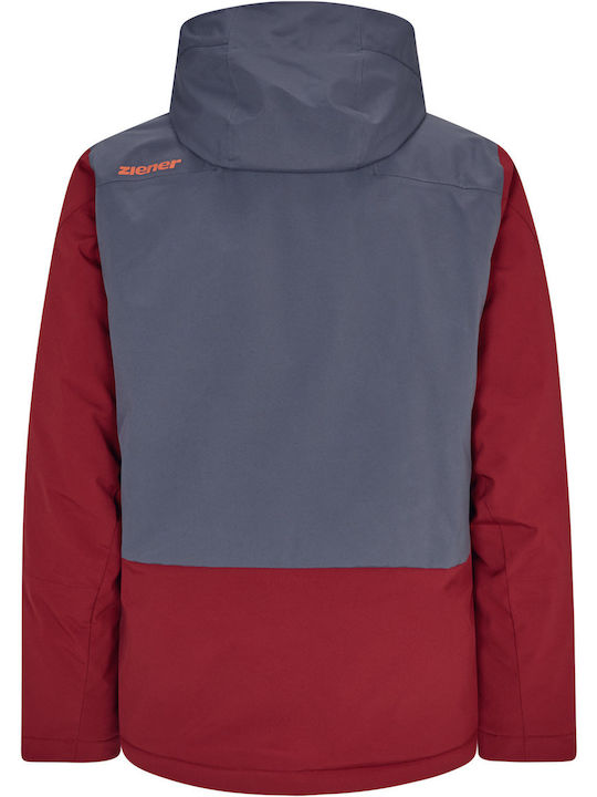 Ziener Tafar Men's Ski & Snowboard Jacket Red 234200_326