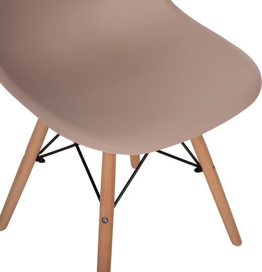 Twist Stühle Küche Cappuccino 4Stück 46x50x82cm