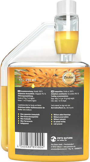 Nature Pet's Nature Ulei de șofrănel Ulei de somon pentru câini 250ml