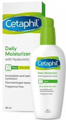 Cetaphil Daily Hydrating 24h Moisturizing Lotion Face Day with Hyaluronic Acid 88ml