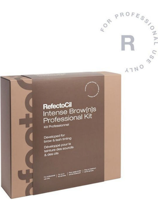 RefectoCil Intense Brow[n]s Professional Kit Σετ Μακιγιάζ για τα Φρύδια 19τμχ