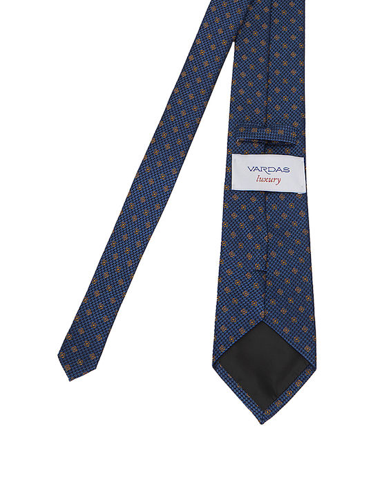 Vardas Men's Tie Silk Printed in Light Blue Color