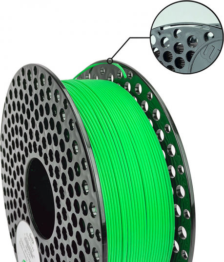 Azurefilm PLA 3D Printer Filament 1.75mm Light Green 1kg FPL-OA0037 1τμχ (Spool)