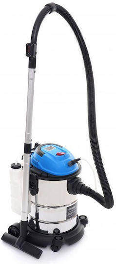 Kraft World Kd473 Aspirator Umed Uscat 1600W Cu Recipient Inox 24L Argintiu