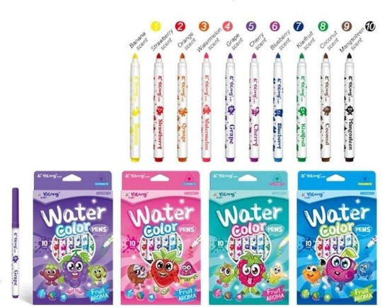 Yalong Aromatische Zeichenmarker Dünne Set 10Stück