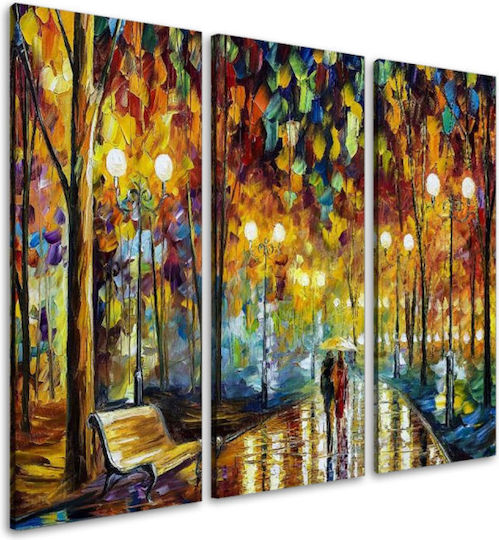 I-gallery Τρίπτυχος Πίνακας σε Καμβά 50x70cm