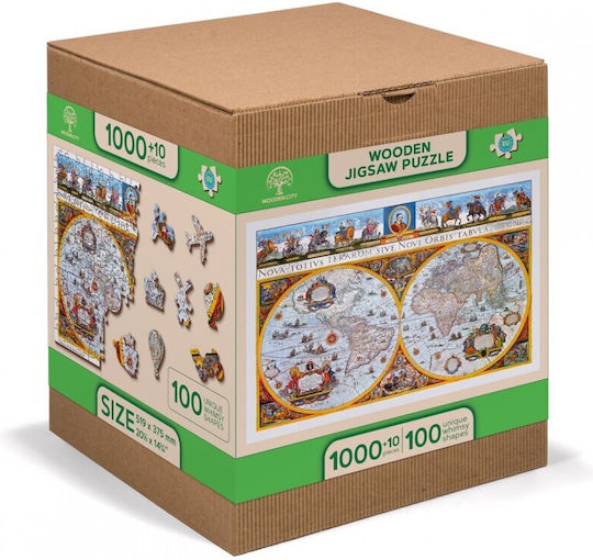Puzzle 2D Hartă Antică Nova Terrarum 750 Piese