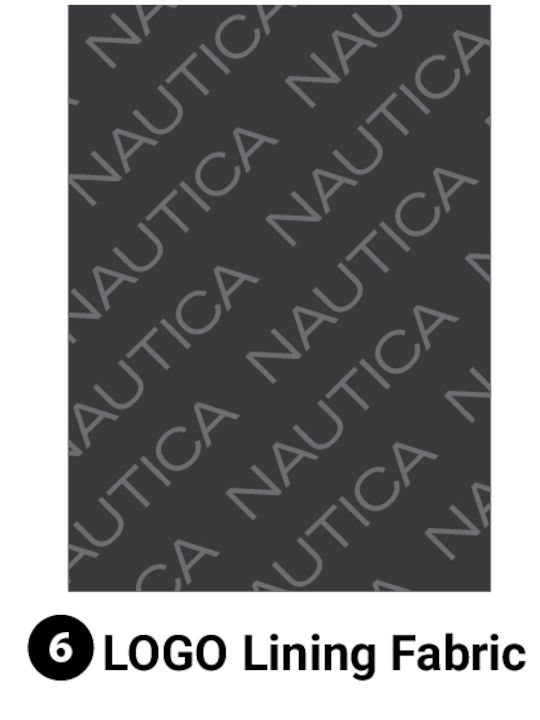 Nautica Cabin Hard Travel Suitcase Black with 4 Wheels Height 55cm