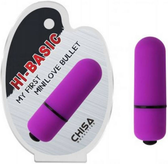 Chisa Novelties Hi Basic My First Mini Love Bullet Vibrator Bullet 5.8cm Violet