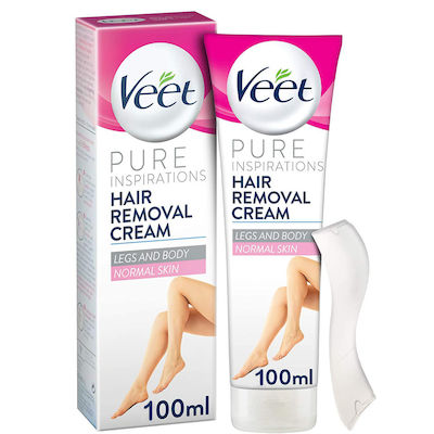 Veet Hair Removal Body Cream Lotus Suitable for Normal Skin with Lotus & Jasmine milk 100ml