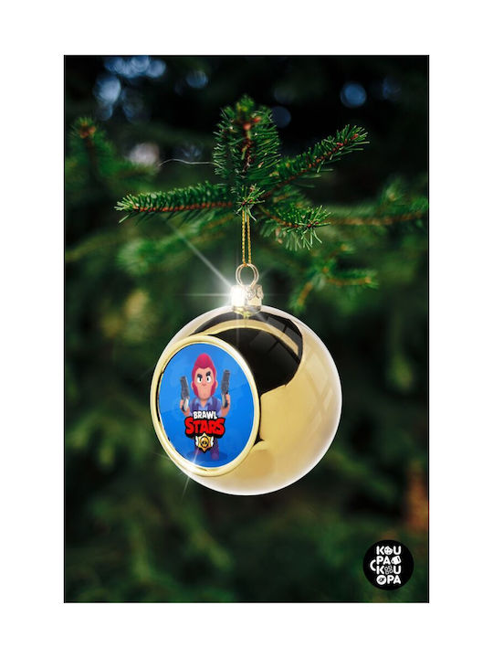 Brawlstars Colt Weihnachtshänger Kugel Ornament Gold