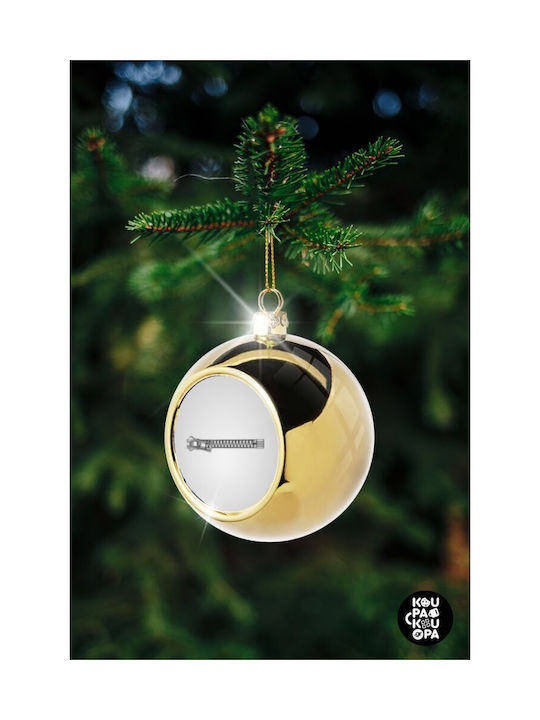 Ράψ'το! Weihnachtshänger Kugel Ornament Gold