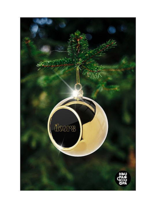 The Doors Christmas Ball Ornament Gold