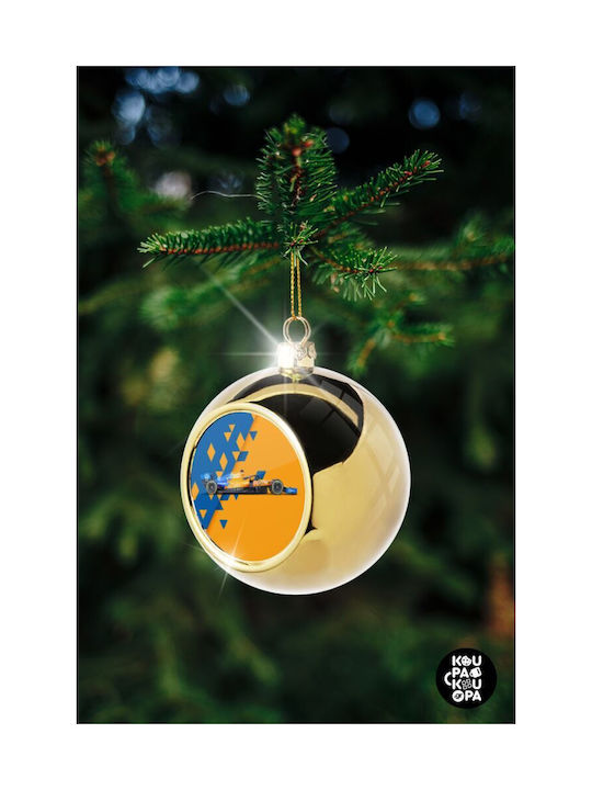 Mclaren Formula 1 Christmas Ball Ornament Gold