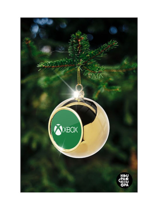 Xbox Christmas Ball Ornament Gold