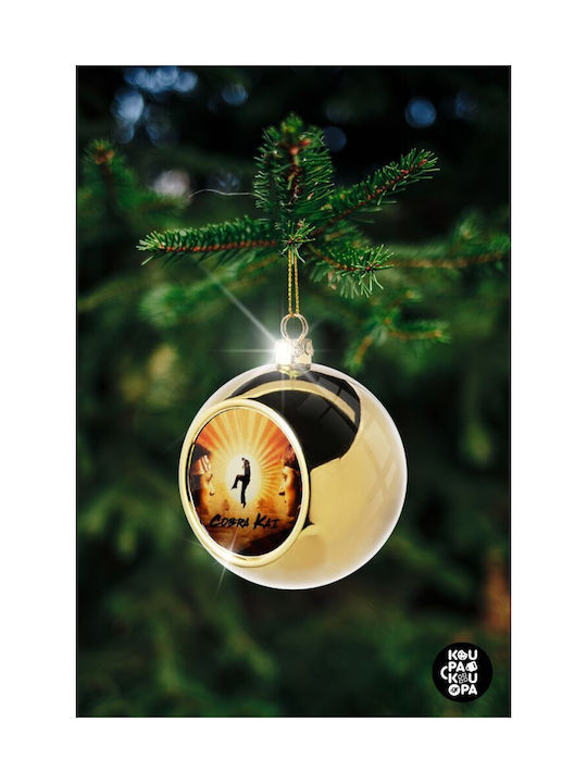 Cobra Kai Christmas Ball Ornament Gold