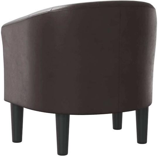 Armchair from Leatherette Coffee 70x56x68cm