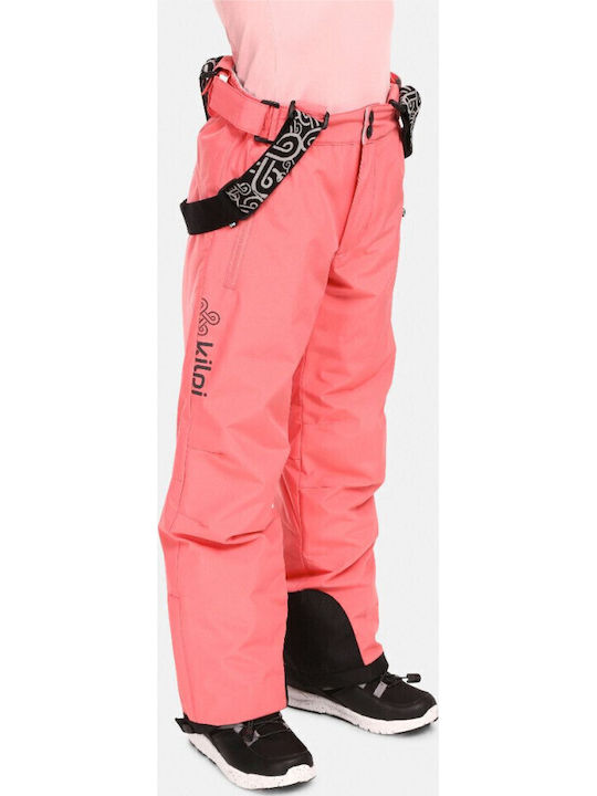 Kilpi UJ0403KI-PNK Kids Dungarees for Ski & Snowboard Pink