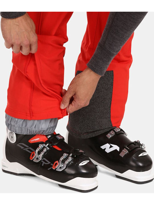 Kilpi Rhea-m UM0409KI-RED Ανδρικό Παντελόνι Σκι & Snowboard Soft Shell Κόκκινο